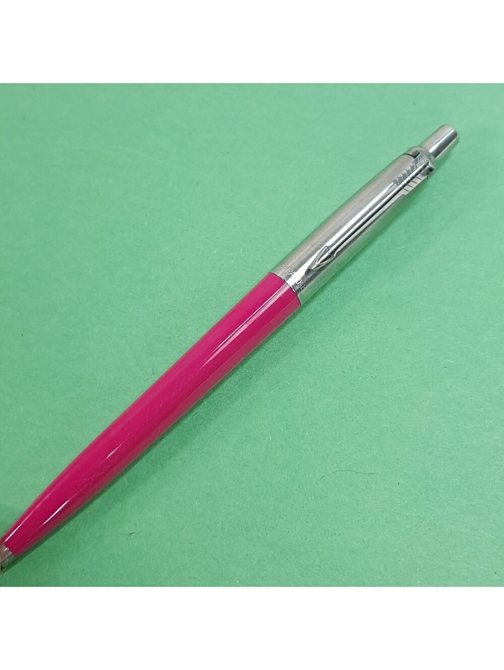Parker Jotter Pen Pink magenta fuschia Ballpoint magenta arrow Made UK Vintage
